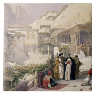 Convent of St. Catherine, Mount Sinai, February 17 Ceramic Tile