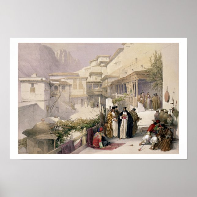 Convent of St. Catherine, Mount Sinai, February 17 Poster (Front)