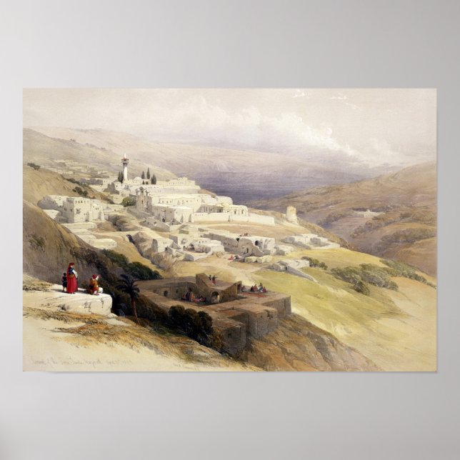 Convent of the Terra Santa, Nazareth Poster (Front)