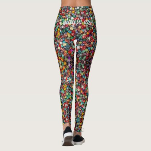 Convention Gaming Dice Comfortable play to win Leggings