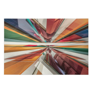 Convergence Burst - Abstract Geometric Wall Art