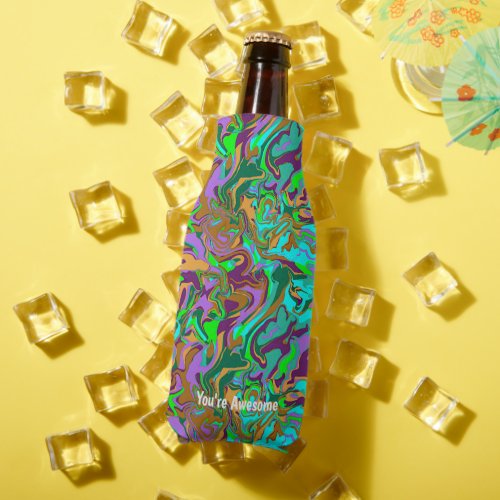 Convergence Liquid Art Gathering Bottle Cooler