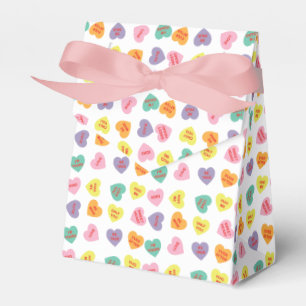 Conversation Candy Hearts Favor Box