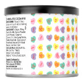 Conversation Candy Hearts Hot Chocolate Mix (Left)
