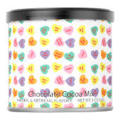 Conversation Candy Hearts Hot Chocolate Mix (Front)