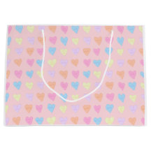 Conversation hearts gift bag 
