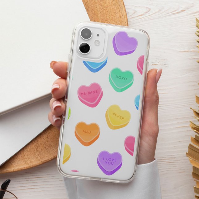 Conversation Hearts Personalized  iPhone 15 Pro Max Case (Creator Uploaded)