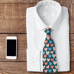 Conversation Hearts Tie