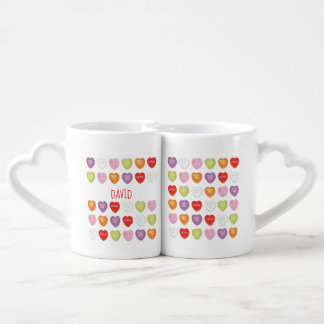 Conversation Hearts Valentine's Mugs