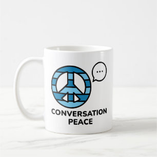 Conversation Peace Coffee Mug