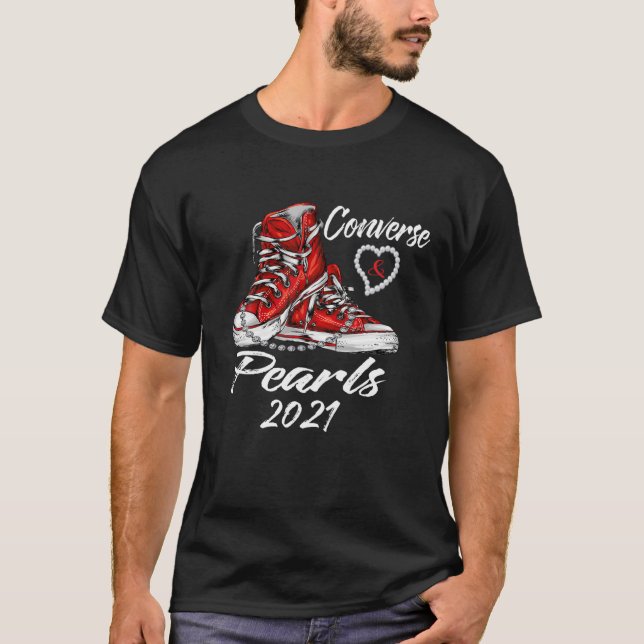Converse And Pearls US VP 2021 Inspired T-Shirt (Front)