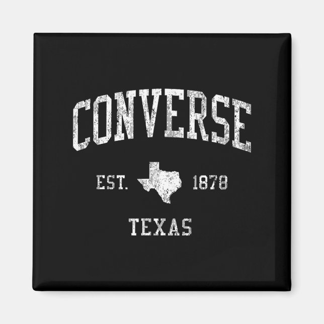 Converse Tx J01 Vintage Athletic Srts Design  Magnet (Front)