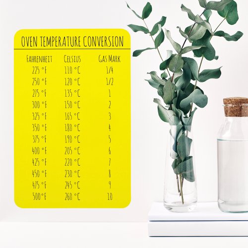 Conversion Chart Temperature Celsius Fahrenheit  M Magnet