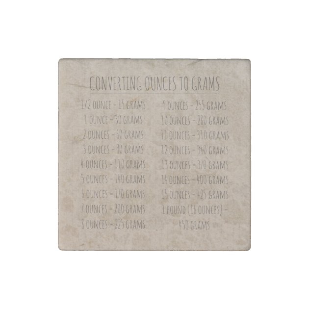 Weight outlet conversion stone