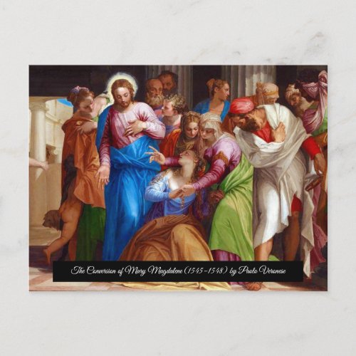 Conversion of Mary Magdalene Postcard