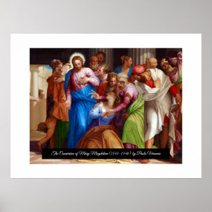 Conversion of Mary Magdalene Poster
