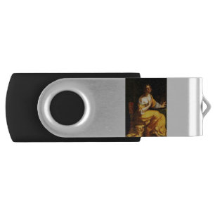 Conversion of the Magdalene - Artemisa Gentileschi Flash Drive