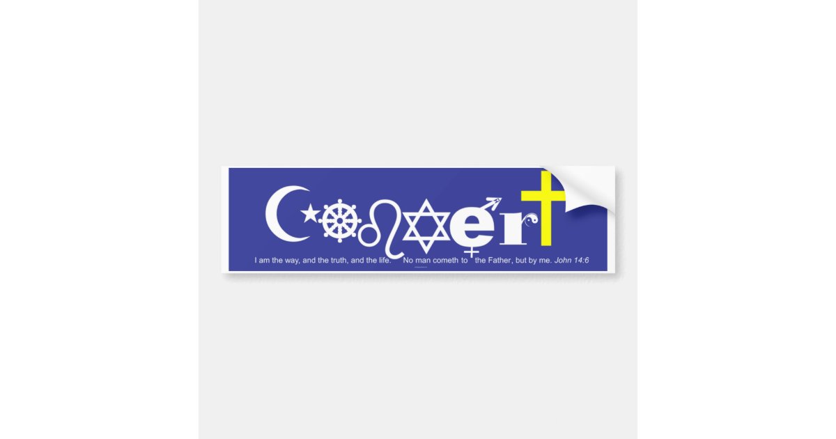 Convert Bumper Sticker | Zazzle