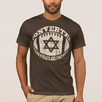 Converted (vintage Cream) T-shirt by DeluxeWear at Zazzle