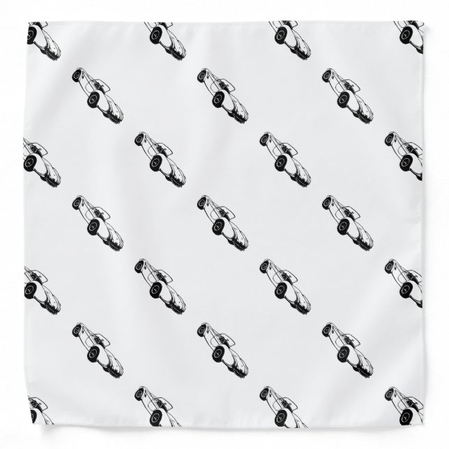 Convertible Sports Car Bandana (Front)