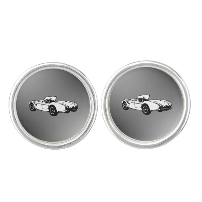 Convertible Sports Car Cufflinks (Front)