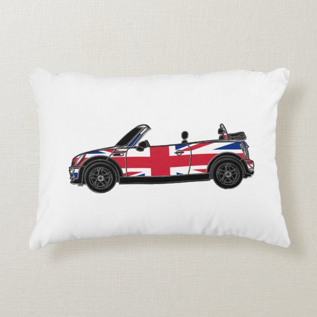 Convertible with Union Jack Decorative Pillow (Front)