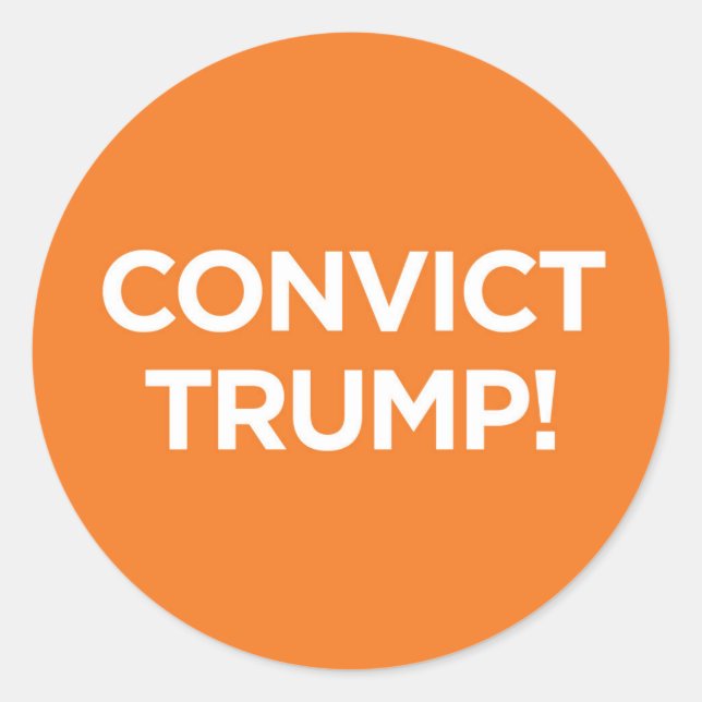Convict Trump! - Sticker (Front)