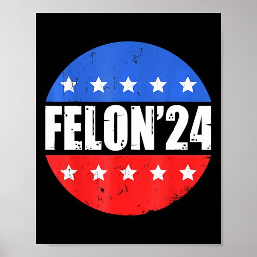 _ Convicted Felon Funny Pro Trump 2024 1  Poster