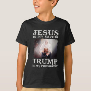Convicted Felon Jesus Is My Savior Trump Is My Pre T-Shirt