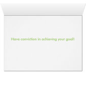 Conviction punny corn workout cartoon cards (Inside Horizontal (Bottom))