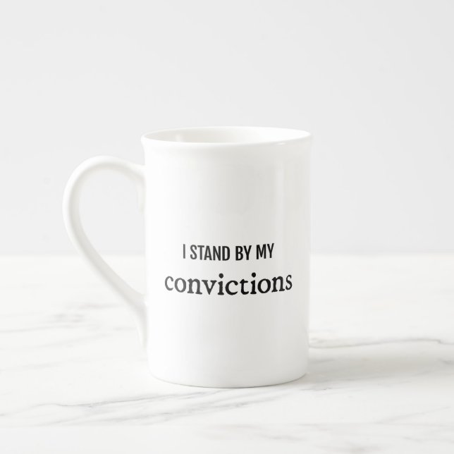 Convictions Specialty Mug (Left)