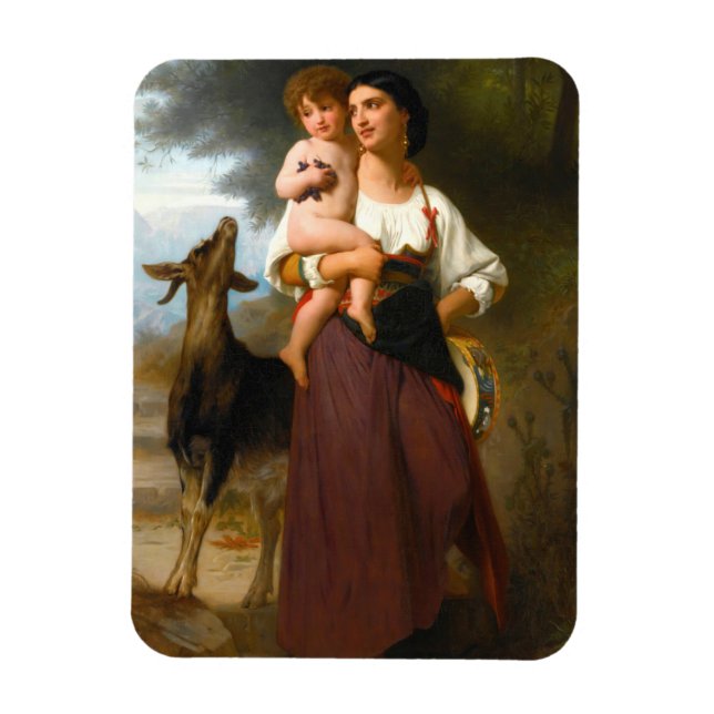 Convoitise by William Bouguereau Magnet (Vertical)