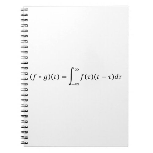 Convolution Product Of Two Functions T_Shirt Sweat Notebook