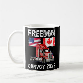 Convoy 2022 Canada Freedom Trucker Cheers Coffee Mug