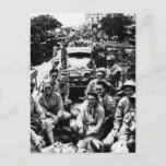 Convoy of Nurses WWII Postcard