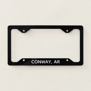 Conway, AR Arkansas License Plate Frame
