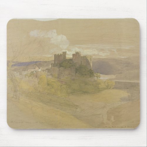 Conway Castle graphite wc and gouache on paper Mouse Pad
