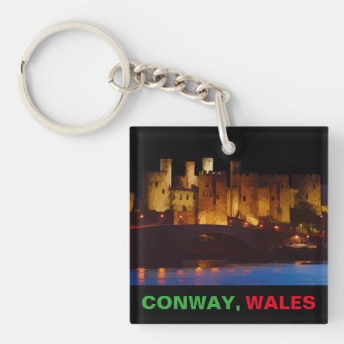 CONWAY CASTLE WALES KEYCHAIN