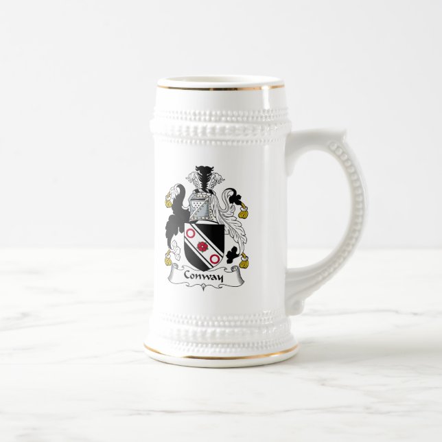Conway Family Crest Beer Stein (Right)