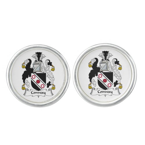 Conway Family Crest Cufflinks