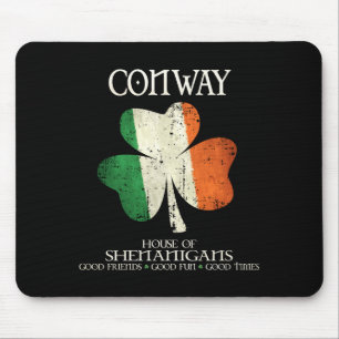 Conway Last Name Family Ireland Irish House Of She Mouse Pad