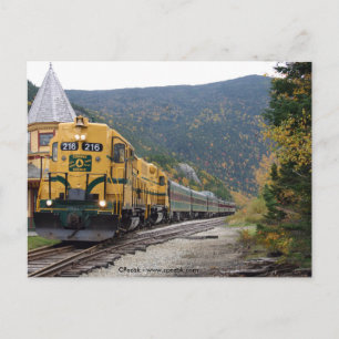 Conway Scenic Railroad, NH Postcard