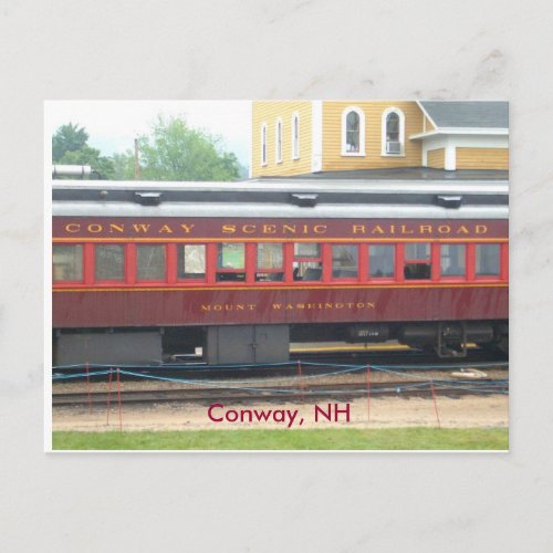 Conway Scenic RR Postcard