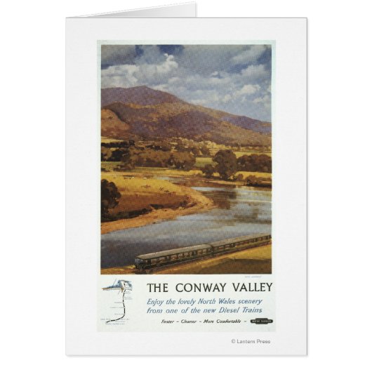 Conway Valley Scene British Railways Poster Cards (Front)