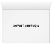 CONWY CASTLE CARDS (Inside Horizontal (Bottom))