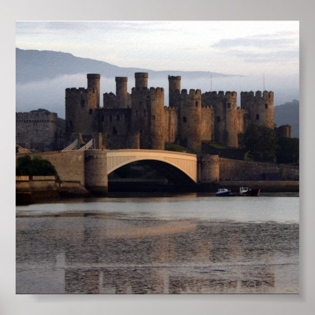 Conwy Castle North Wales Poster (Front)