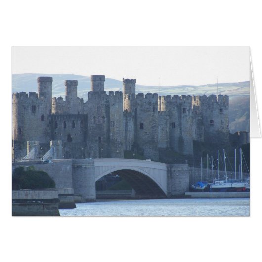 Conwy castle Wales. Cards (Front Horizontal)