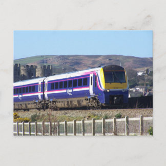 Conwy train postcard