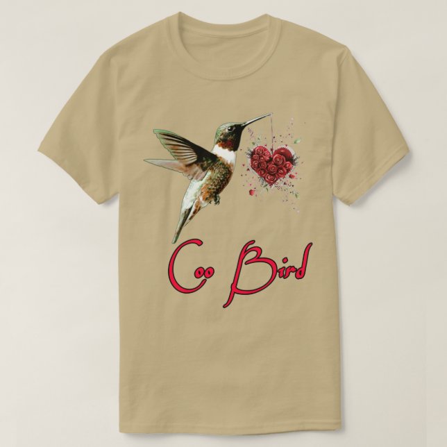 Coo Bird design lovers 2 T-Shirt (Design Front)