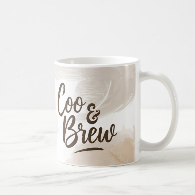 Coo & Brew Pigeon Coffee Lover Mug (Right)